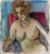 Carlo Ravagnan, Nude, Watercolor, 1960s For Sale