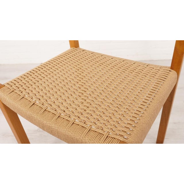 Vintage Dining Chair in Oak by Jorgen Henrik Møller, Set of 4 For Sale - Image 13 of 17