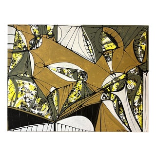 Mathias Wunderlich, Figures with Seesaw, 2025, Acrylic Painting on Canvas For Sale
