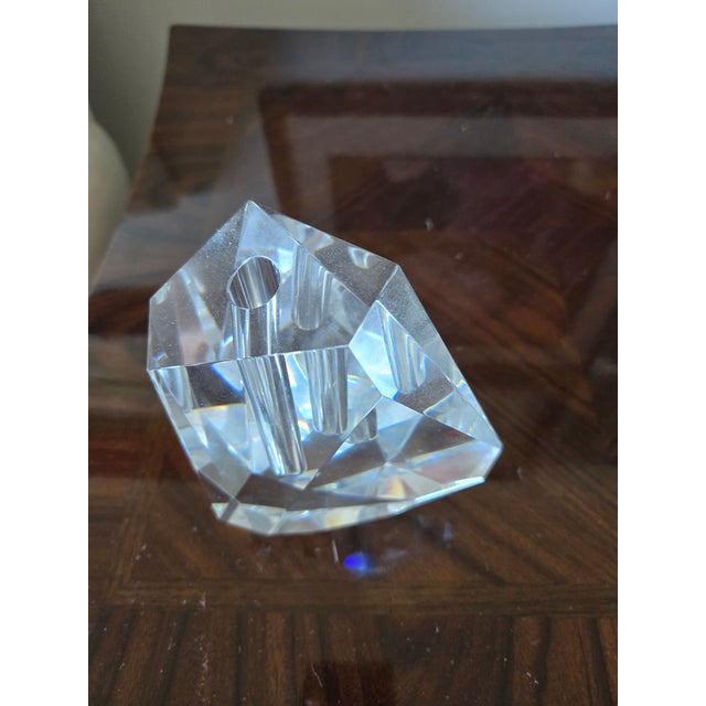 2000 - 2009 Hoya Crystal Bud Vase For Sale - Image 5 of 6
