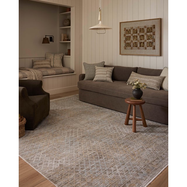 The Cali Collection by Amber Lewis x Loloi is a light-toned area rug with a casual geometric pattern that lends a neutral...