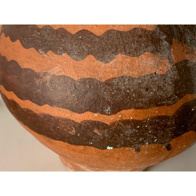Ceramic 18th Century Bridal Jug Red Picher "Cantaro" from Calanda, Spain Terracotta Vase For Sale - Image 7 of 18