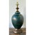Illuminate your interior with the moody elegance of this vintage Mid-Century Modern ceramic table lamp. The lamp body...