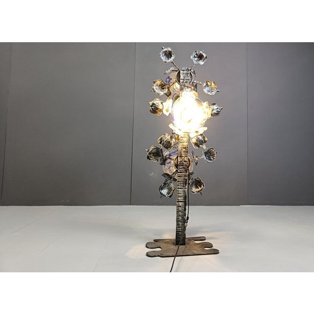 Brutalist Murano Glass Floor Lamp, 1970s For Sale - Image 10 of 15