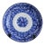 Blue Staffordshire Plate by Fibre Pottery, England For Sale