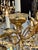 Wood 19th Century Italian Tuscan Giltwood and Crystal Chandelier For Sale - Image 7 of 10