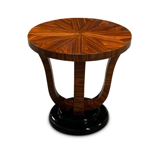 Art Deco Circular Lamp Table, 1920s For Sale - Image 6 of 7