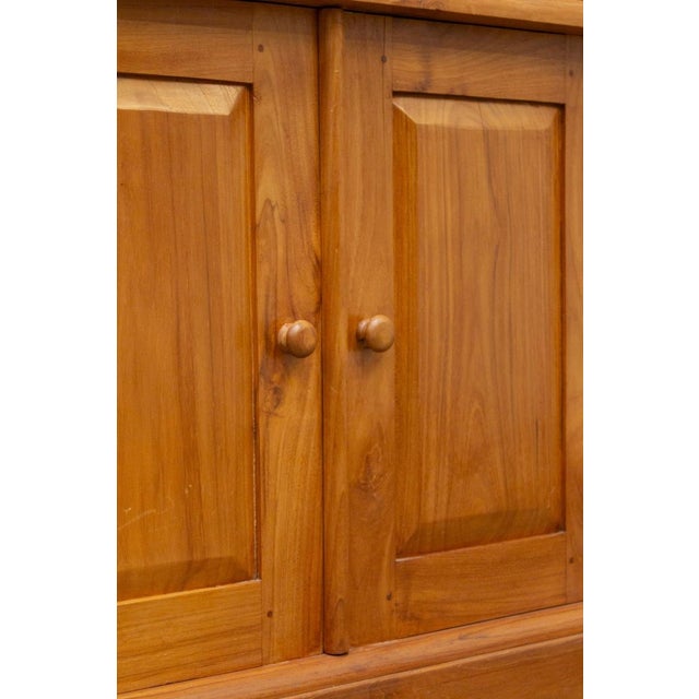 Indonesian Bookcase in Teak For Sale - Image 5 of 14