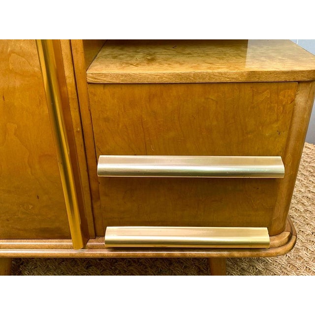 Art Deco German Maple Bedside Tables, 1930s, Set of 2 For Sale - Image 17 of 18