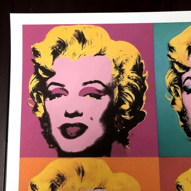 1990s After Andy Warhol "Marilyn Monroe" Lithograph For Sale - Image 4 of 6