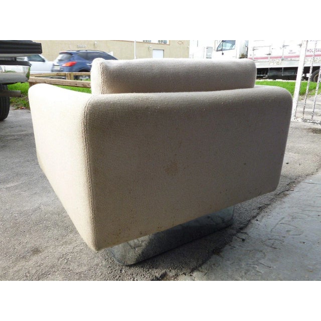 Milo Baughman 1970s Vintage Designer Club Chair For Sale - Image 4 of 10