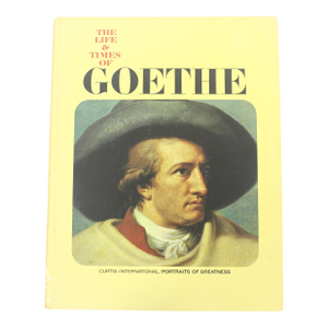 1967 the Life and Times of Goethe Book Hardcover Hard Cover, Gift for Art Poetry History Lover, Coffee Table Bookshelf Styling