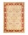Vintage Moroccan Hand Knotted Wool Area Rug, Ivory - 6'2" X 8'10" For Sale - Image 9 of 9