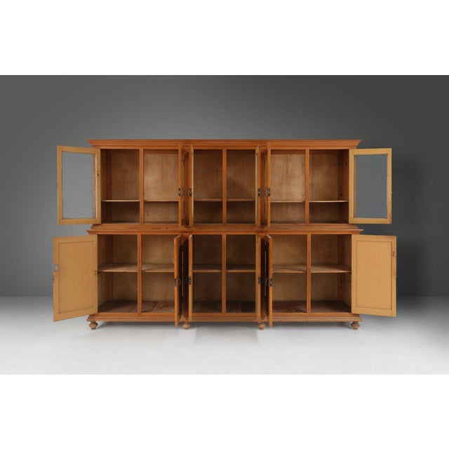 Display Cabinet in Pine, Belgium, 1890s For Sale - Image 4 of 16