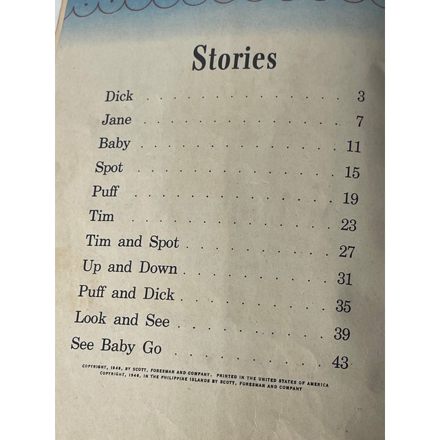 Shabby Chic Vintage Children’s Book 1946 We Look and See For Sale - Image 3 of 6