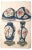 Unknown, Porcelain Lamps, Ink and Watercolor, 1880s For Sale