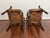 Mid 20th Century Pair of Rustic Colonial Style Carved Oak Corner Chairs For Sale - Image 11 of 11