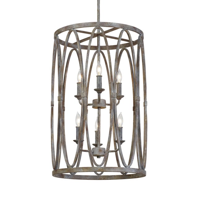 Transitional Sean Lavin by Visual Comfort Studio Patrice Tall Hanging Shade, Deep Abyss For Sale - Image 3 of 4