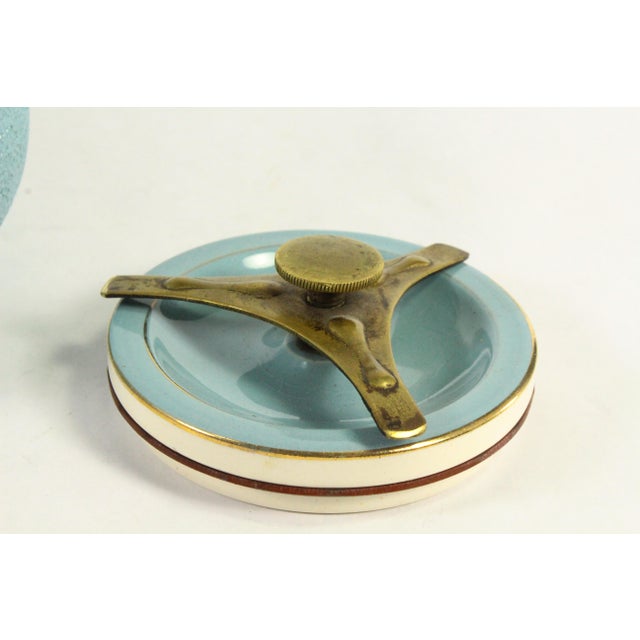 1894-1926 Carlton Ware Armorial Crest W&r Stoke on Trent Tobacco Jar Cambridge For Sale - Image 9 of 15