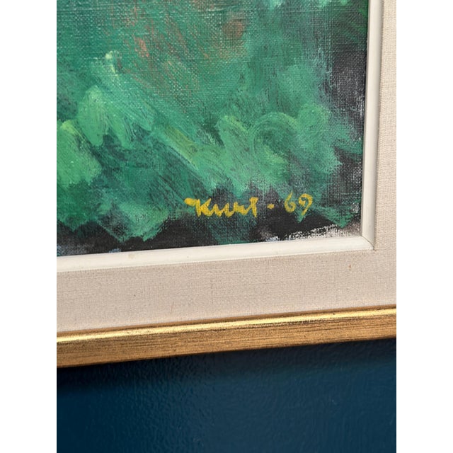 Kurt Rubank, Forest Grove, 1969, Oil Painting on Canvas, Framed For Sale - Image 7 of 18