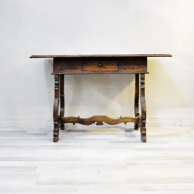 Antique Walnut Desk, 1800s For Sale - Image 5 of 6