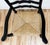 Black Maitland-Smith Style Black Ladderback Rush Seat Dining Chairs, Set of 6 For Sale - Image 8 of 12