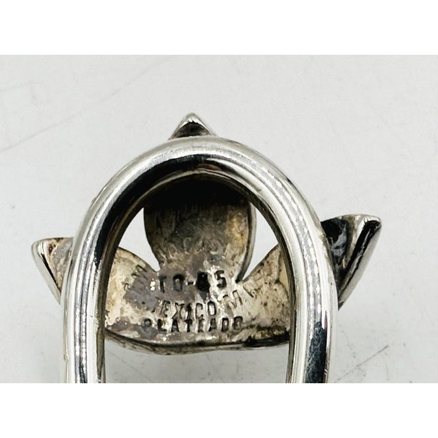 Vintage Emilia Castillo Taxco Creamer Pitcher, Covered Sugar Bowl & Spoon For Sale - Image 16 of 18