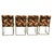 1970s Cal-Style Thin Line Metal Dining or Game Chairs, Set of Four After Milo Baughman For Sale In Oklahoma City - Image 6 of 12