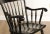 Traditional Moravian Seminary For Girls Black Painted Windsor Armchair For Sale - Image 3 of 13