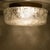 Round Structured Glass Flush Mount from Hillebrand, 1970 For Sale - Image 10 of 17