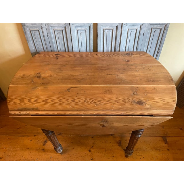 Antique French Drop-Leaf Table, 1890s For Sale - Image 5 of 18