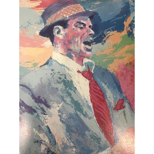 Sky Blue 1993 LeRoy Neiman Album Cover Print With Hand-Signed Autograph & Coa, Framed For Sale - Image 8 of 8