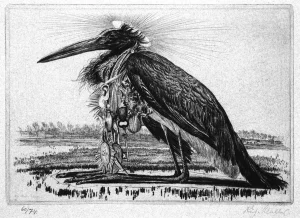 Das Grosse Tier II - Original Etching by Richard Muller - 1919 1919