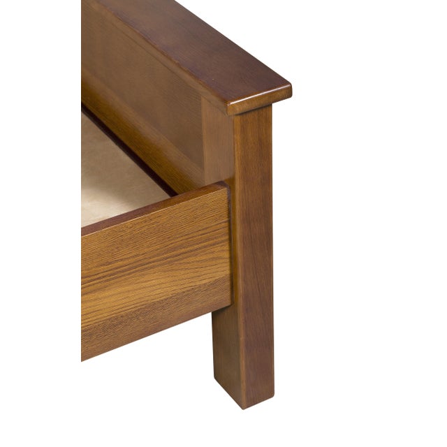 Mission Mission Oak Panel Bed - Michael's Cherry For Sale - Image 3 of 12