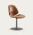 Salto and sigsgaard council family salon chair base: graphite, duo upholstery: front: nevada cognac + back: remix 242 for...