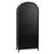 Vaughn Arched Black Elm & Glass Bookcase For Sale - Image 4 of 8