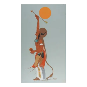Danny Kaler Buffalo Offering Native American Painting