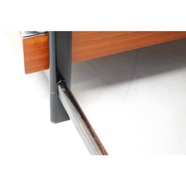Vintage Writing Desk by Jules Wabbes for Mobilier Universel, Belgium, 1960s For Sale - Image 15 of 16