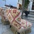 Mid 19th Century Antique French Pair Tapestry Tassels Fringe Slipper Chairs For Sale - Image 5 of 6