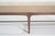 Tan Linear Bench in Natural Wanut Series 60 by Stamford Modern For Sale - Image 8 of 18