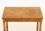 Modern Modern Faux Bamboo Oak Side Table For Sale - Image 3 of 7