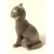 B & G Copenhagen Cat Figurine, #2515, Denmark. The Grey and White Cat with its innocent inquisitive gaze stands 5 inches...