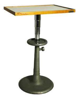 Cast Iron Telescope Laboratory Table, 1970s