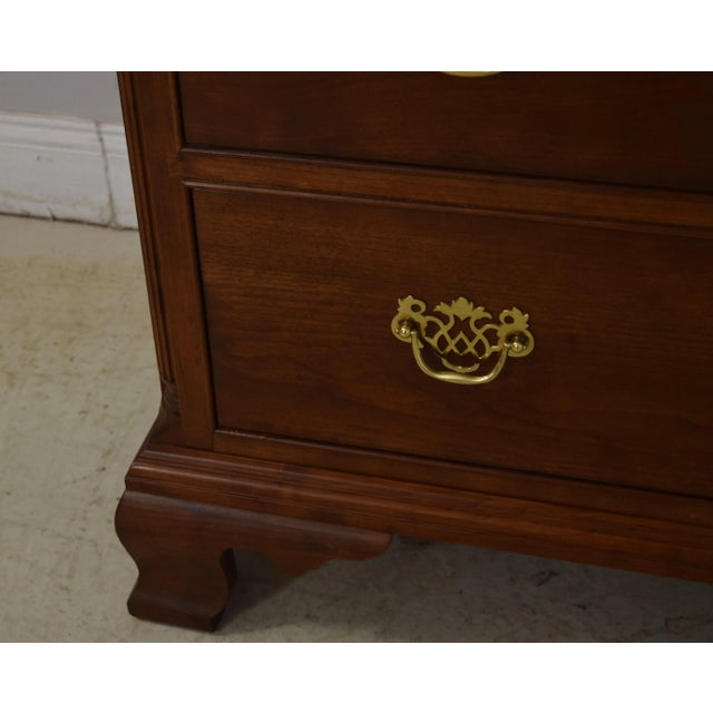 Wood Stickley Chippendale Style Cherry High Chest For Sale - Image 7 of 11
