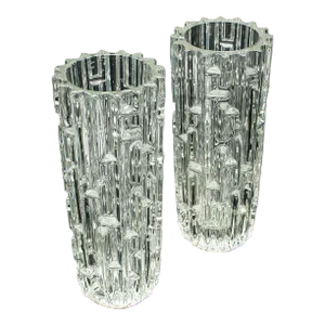 1960's Pair of Vintage Designer Vases