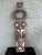 African Large Hand-Carved African Tribal Mask Sculpture in Painted Wood, 23.25”h For Sale - Image 3 of 12