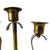 1920s Art Deco Brass 3-Point Candlestick, 1920s For Sale - Image 5 of 7