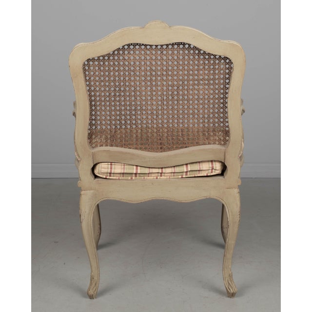 Wood Louis XV Style French Fauteuil or Arm Chair For Sale - Image 7 of 10