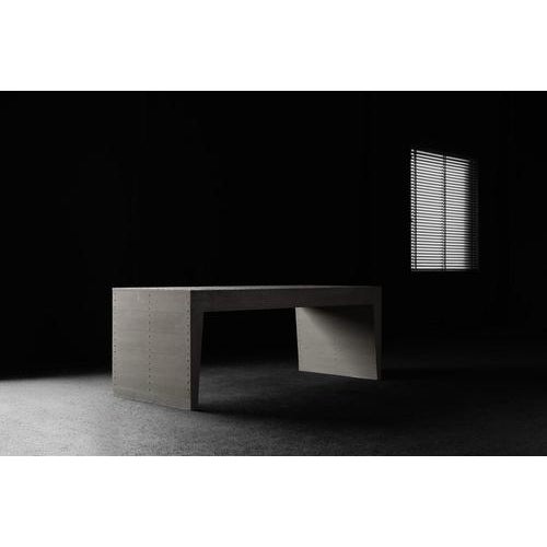 Large table designed by Jan de Jong for a private residence, Nieuwkuijk, The Netherlands, 1972. This exceptional large...