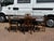 Extendable Draw Leaf Table and Chairs, Set of 5 For Sale - Image 11 of 14